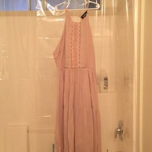 Lulus Beige/ Nude Maxi Dress